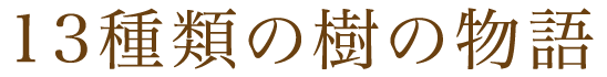 13種類の樹の物語